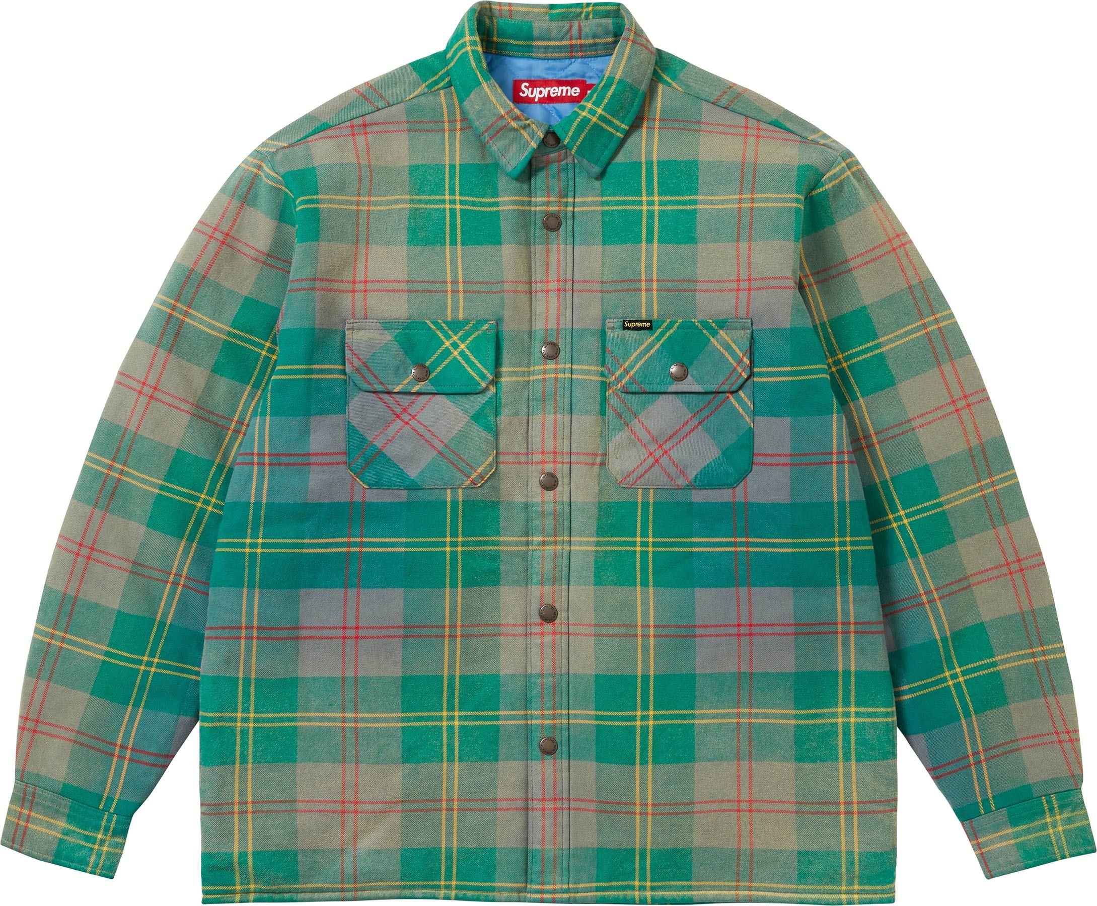 Quilted Lined Flannel Snap Shirt view 8